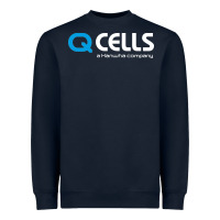 Navy Mesmerizing Q Cells Heavyweight Sweatshirt - InspiraDesign