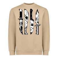 Mushroom knives horror movie friday halloween horror goth evil t shirt Heavyweight Sweatshirt - InspiraDesign