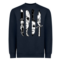 Navy knives horror movie friday halloween horror goth evil t shirt Heavyweight Sweatshirt - InspiraDesign
