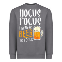 Storm Hocus Pocus I Need Beer To Focus Funny Halloween Witch 1 Heavyweight Sweatshirt - InspiraDesign