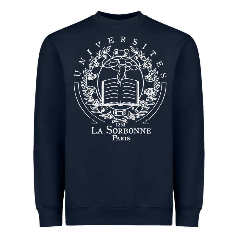 Universite Paris La Sorbonne Heavyweight Sweatshirt by InspiraDesign | Teevron