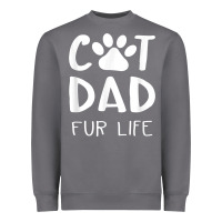 Storm funny cat dad fathers day gift shirt fur life cat tee Heavyweight Sweatshirt - InspiraDesign