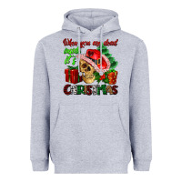 Heather Grey when you are dead inside its Christmas Heavyweight Hoodie - AdoDesignShop