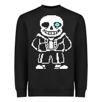 Black undertale sans Heavyweight Sweatshirt - InspiraDesign
