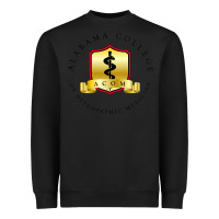 Black (ACOM) Al4b4m4, College of Osteopathic Medicine Heavyweight Sweatshirt - InspiraDesign