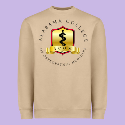 (acom) Al4b4m4, College Of Osteopathic Medicine Heavyweight Sweatshirt Designed By Inspiradesign