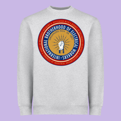 Ibew Electrician Heavyweight Sweatshirt Designed By Inspiradesign