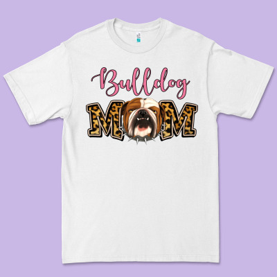 Bulldog Mom Premium Tee Designed By Jasminsmagicworld