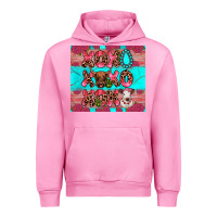 Fuchsia Pink xoxo calf heifer Urban Hoodie - JahusDesignShop