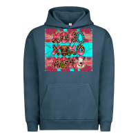 Pigment Midnight Navy xoxo calf heifer Urban Hoodie - JahusDesignShop