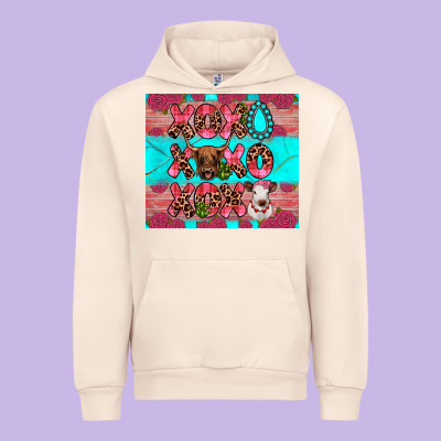 Xoxo Calf Heifer Urban Hoodie Designed By Jahusdesignshop