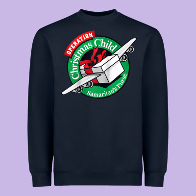 Samaritan's Purse Operation Christmas Child Funny Raglan Baseball Tee Heavyweight Sweatshirt Designed By Inspiradesign