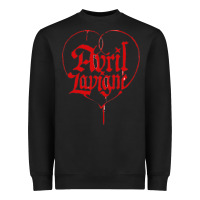 Black avril lavigne Heavyweight Sweatshirt - InspiraDesign