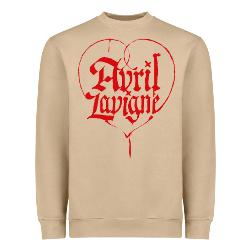 Avril Lavigne Heavyweight Sweatshirt by InspiraDesign | Teevron