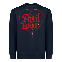 Navy avril lavigne Heavyweight Sweatshirt - InspiraDesign