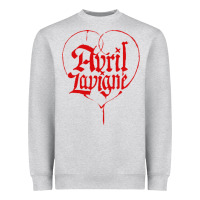 Heather Grey avril lavigne Heavyweight Sweatshirt - InspiraDesign