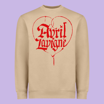 Avril Lavigne Heavyweight Sweatshirt Designed By Inspiradesign