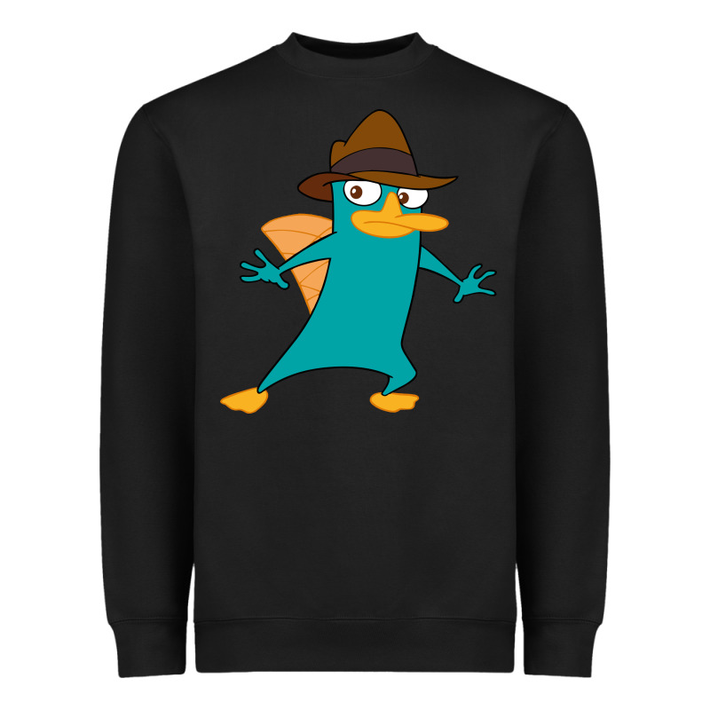 Perry The Platypus Heavyweight Sweatshirt by InspiraDesign | Teevron