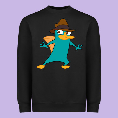 Perry The Platypus Heavyweight Sweatshirt Designed By Inspiradesign
