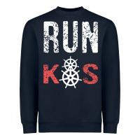 Navy RUN k8s Heavyweight Sweatshirt - InspiraDesign