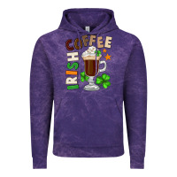 Cloud Purple Irish coffee St. Patrick's Day Vintage Hoodie - FaDigitalArtStudio