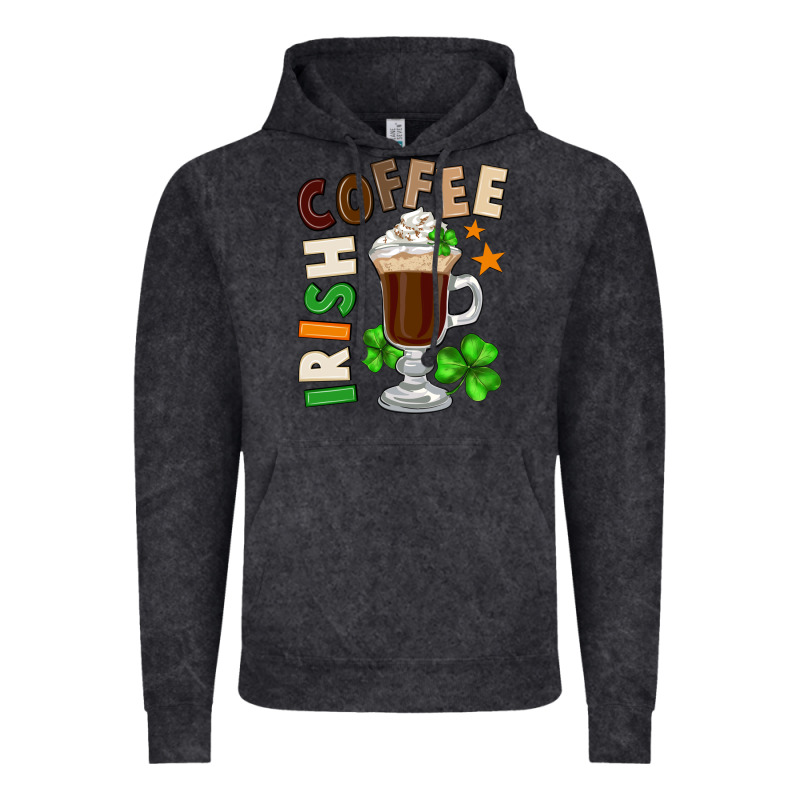 Irish Coffee St. Patrick's Day Vintage Hoodie by FaDigitalArtStudio | Teevron