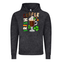 Vintage Black Irish coffee St. Patrick's Day Vintage Hoodie - FaDigitalArtStudio