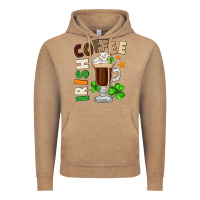 Vintage Coffee Irish coffee St. Patrick's Day Vintage Hoodie - FaDigitalArtStudio