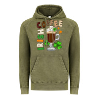 Vintage Olive Irish coffee St. Patrick's Day Vintage Hoodie - FaDigitalArtStudio