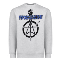 Heather Grey propagandhi Heavyweight Sweatshirt - InspiraDesign