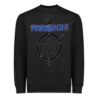 Black propagandhi Heavyweight Sweatshirt - InspiraDesign