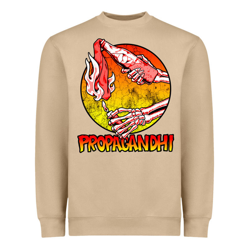 Propagandhi Merch Essential Heavyweight Sweatshirt by InspiraDesign | Teevron