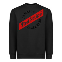 Black jamaica red stripe lager beer Heavyweight Sweatshirt - InspiraDesign
