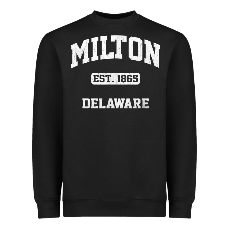 Milton Delaware De Vintage State Athletic Style T Shirt Heavyweight Sweatshirt by InspiraDesign | Teevron
