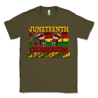 Army Green juneteenth celebrating black freedom Classic Tee - CowGirlArtShop