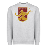 Heather Grey usa,  detroit city fc Heavyweight Sweatshirt - InspiraDesign