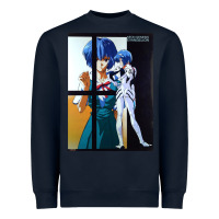 Neon Genesis Evangelion Rei Ayanami Heavyweight Sweatshirt | Teevron