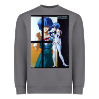 Storm Neon Genesis Evangelion Rei Ayanami Heavyweight Sweatshirt - InspiraDesign