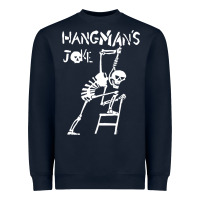 Navy Hangmans Joke Heavyweight Sweatshirt - InspiraDesign