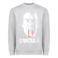 Heather Grey dracula vampire classic horror flick white t shirt Heavyweight Sweatshirt - InspiraDesign