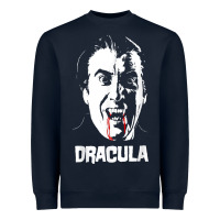 Navy dracula vampire classic horror flick white t shirt Heavyweight Sweatshirt - InspiraDesign