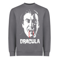 Dracula Vampire Classic Horror Flick White T Shirt Heavyweight Sweatshirt | Teevron