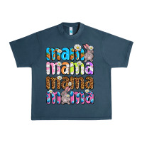 Midnight Navy Easter mama mama mama Urban Heavy Tee - OliviaCreatesArt