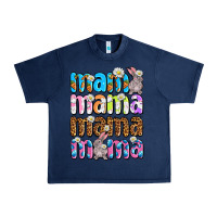 Navy Easter mama mama mama Urban Heavy Tee - OliviaCreatesArt