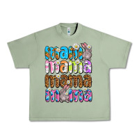 Oil Green Easter mama mama mama Urban Heavy Tee - OliviaCreatesArt