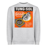 Heather Grey TungSol 6550 Heavyweight Sweatshirt - InspiraDesign