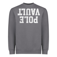 Storm pole vault t shirt upside down funny pole vault jumper shirt Heavyweight Sweatshirt - InspiraDesign