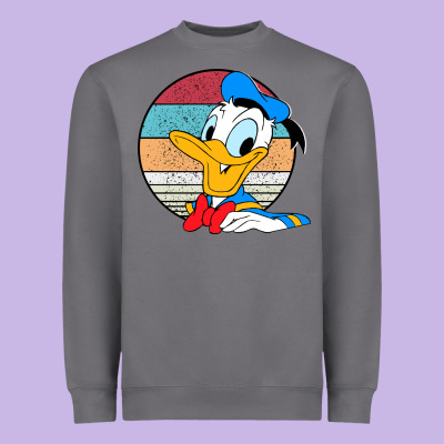 Donald Duck Funny Heavyweight Sweatshirt Designed By Inspiradesign