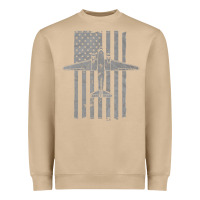 Mushroom C-47 Skytrain Wwii Transport Airplane Vintage Flag Heavyweight Sweatshirt - InspiraDesign