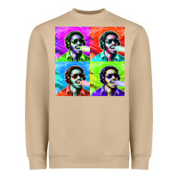 Mushroom STEVIE WONDER! Heavyweight Sweatshirt - InspiraDesign
